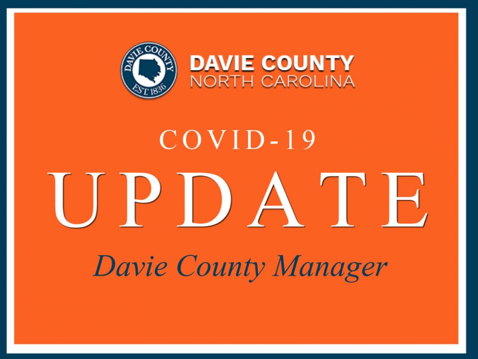 amending State of Emergency Declaration due to Davie County resident testing positive for the COVID-19 virus